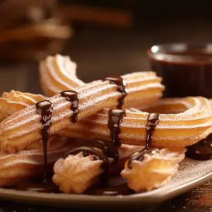 Churros cœur choco